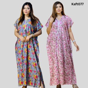 Premium Quality Linen Kaftan Maxi Combo