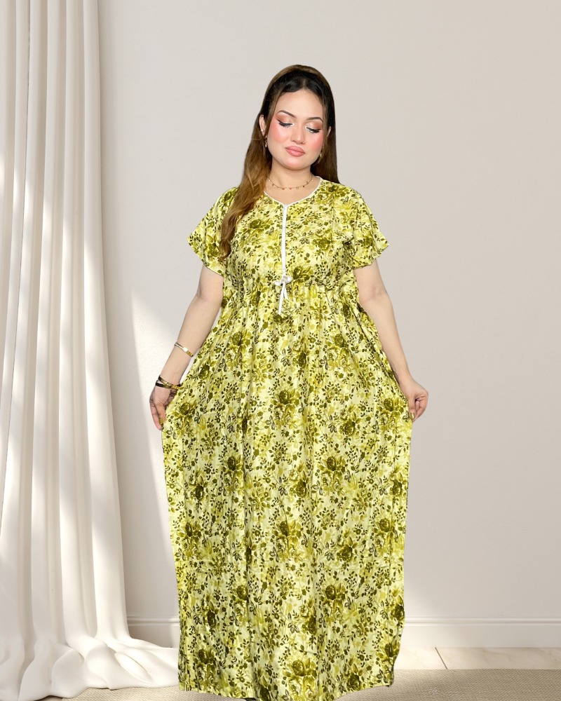 Premium Quality Linen Kaftan Maxi Kaf205