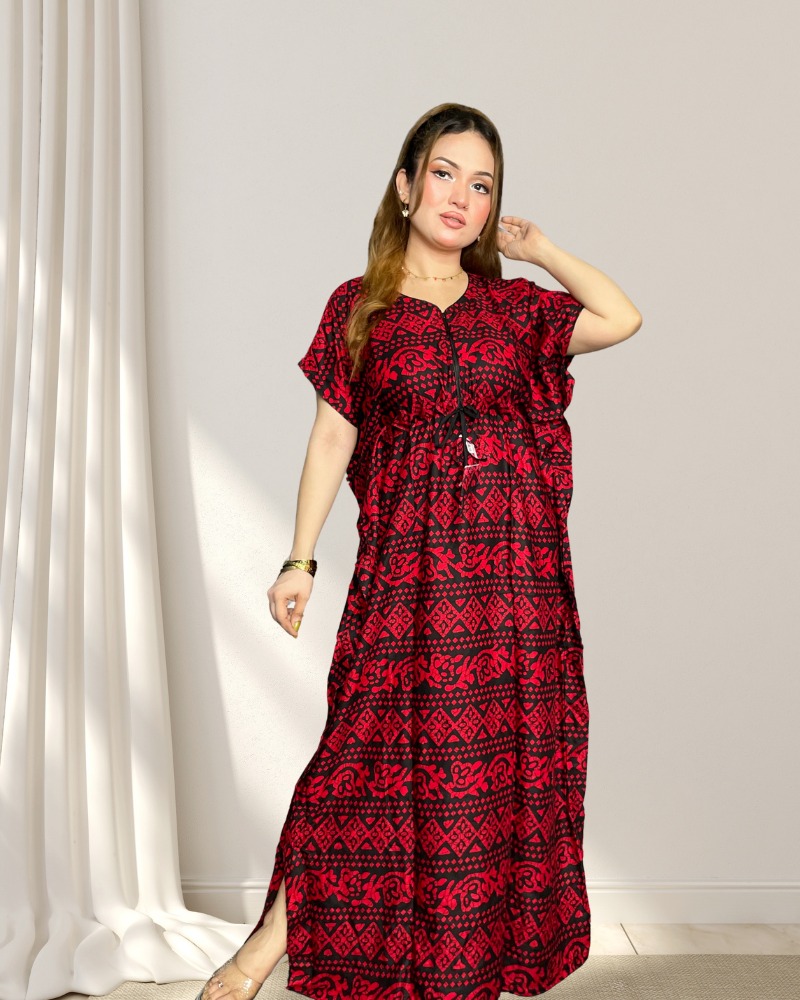 Premium Quality Linen Kaftan Maxi Kaf202