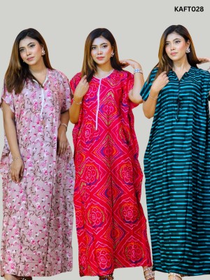 Premium Quality Linen Kaftan Maxi Combo