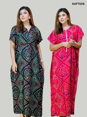 Premium Quality Linen Kaftan Maxi Combo
