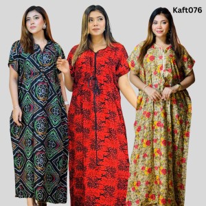 Premium Quality Linen Kaftan Maxi Combo